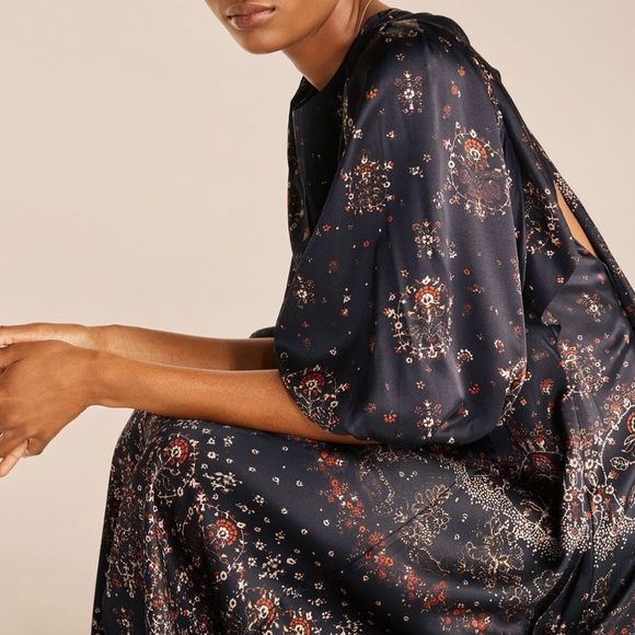 Rebecca Taylor Gossamer Midi  Dress - Picture 5 of 11